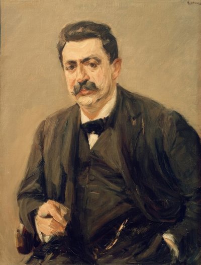 Portrait du Dr Julius Elias - Max Liebermann